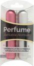 Pressit Refillable Perfume Atomiser Duo Pack - Silver & Pink