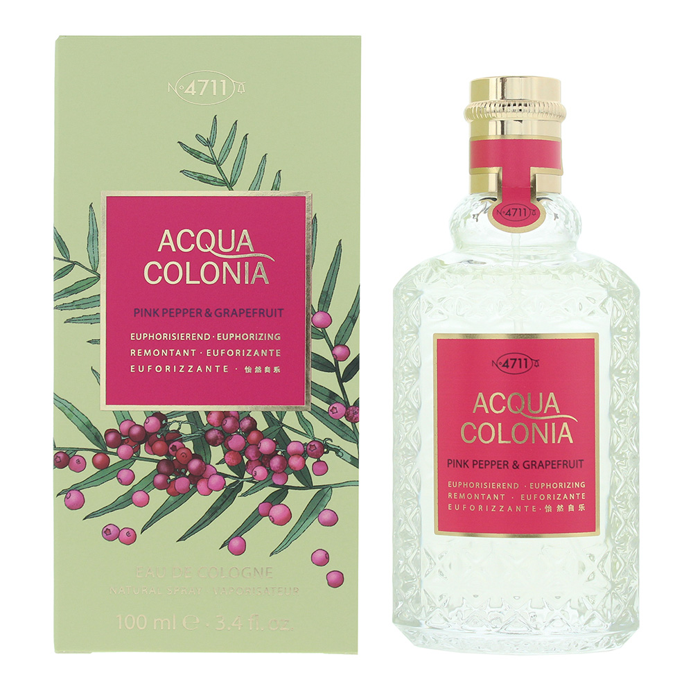 4711 Acqua Colonia Pink Pepper Grapefruit Eau De Cologne 100ml