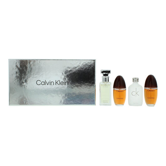 Calvin Klein Women Mini Gift Set 4 X 15ml (Eau De Parfum Obsession, Eau de Toilette Calvin Klein CK One, Eau De Parfum Escape