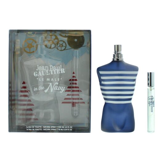 Jean Paul Gaultier Le Male In The Navy 2 Pcs Eau De Toilette 200ml+eau De Toilet