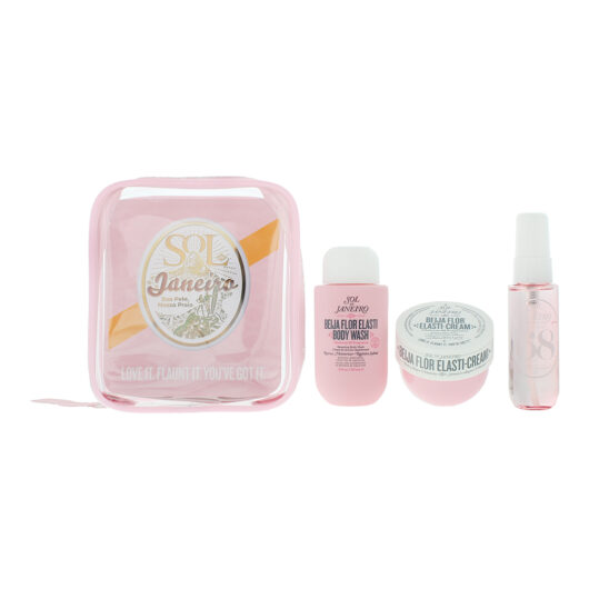 Sol De Janeiro Beija Flor 3 Piece Gift Set: Face Cream 50ml - Body Wash 90ml - Hair Body Mist 30ml