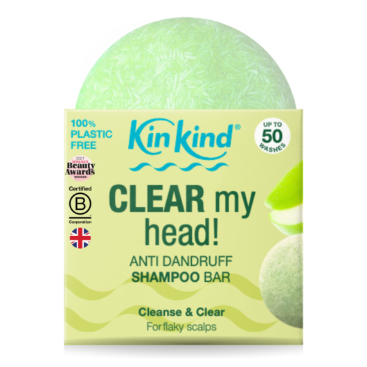 KinKind CLEAR my head! Anti Dandruff Shampoo Bar Apple 50g