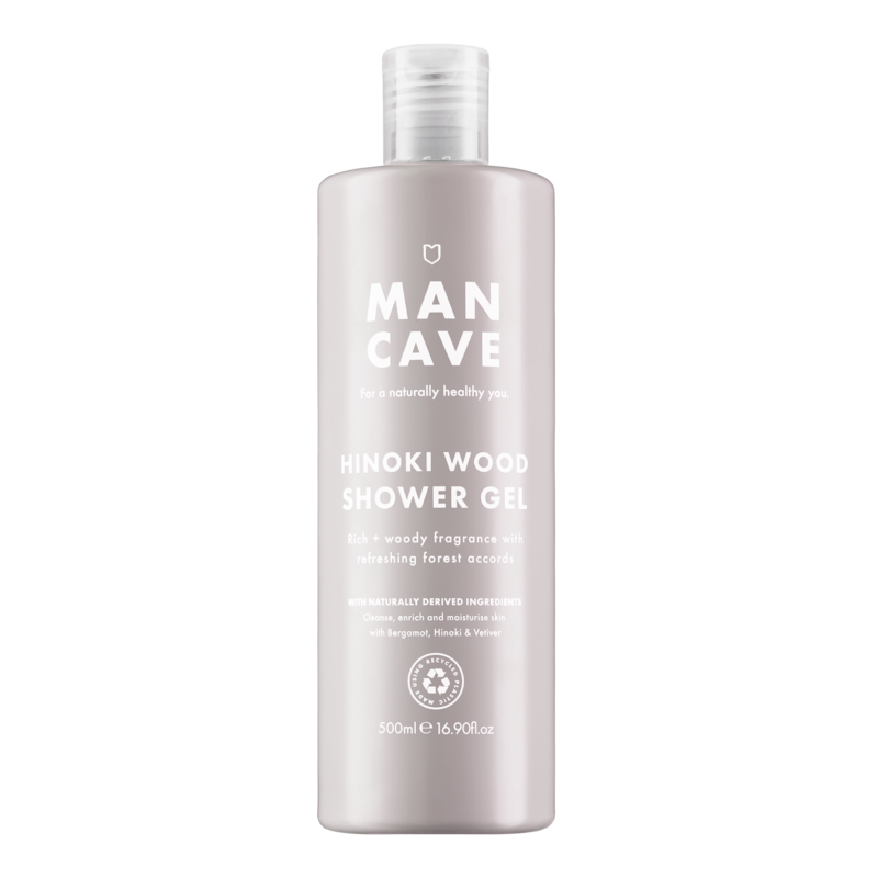 Mancave Hinoki Wood Shower Gel 500ml