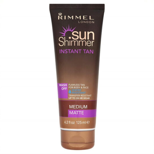Rimmel Water Resistant Instant Tan Wash Off Medium Matte- 125ml