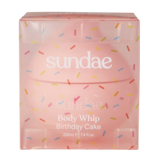 Sundae Birthday Cake Body Whip Moisturiser 220ml