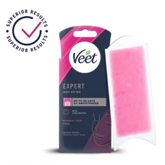 Veet Expert Cold Wax Strips Face Normal 20 Strips
