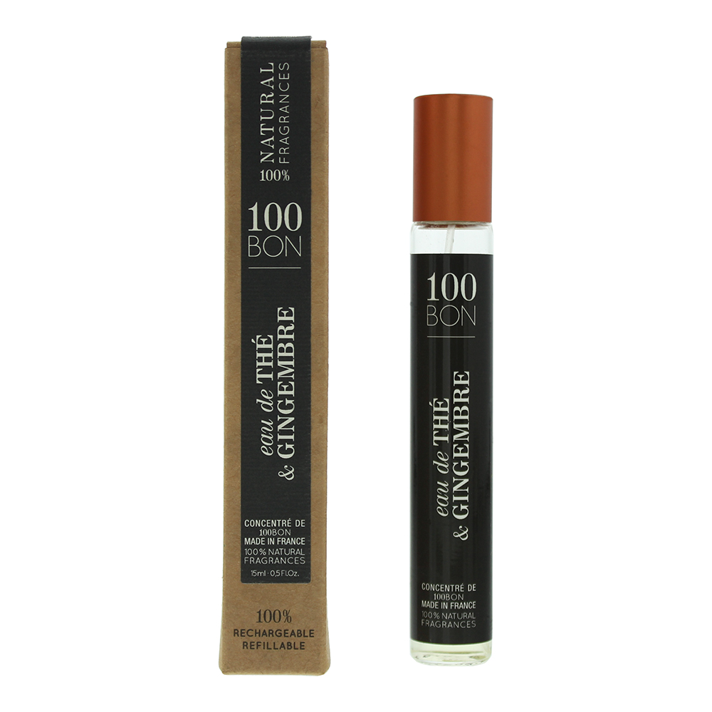 100 Bon Eau De Thé & Gingembre Refillable Eau De Parfum 15ml