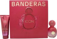 Antonio Banderas The Icon Pour Femme Gift Set 50ml EDP + 75ml Body Lotion