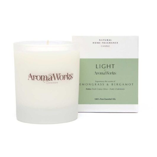 Aroma Works Aromaworks Lemongrass & Bergamot Candle 30Cl