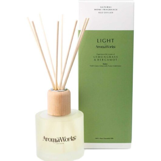 Aroma Works Aromaworks Lemongrass & Bergamot Reed Diffuser200 ml, 200ml