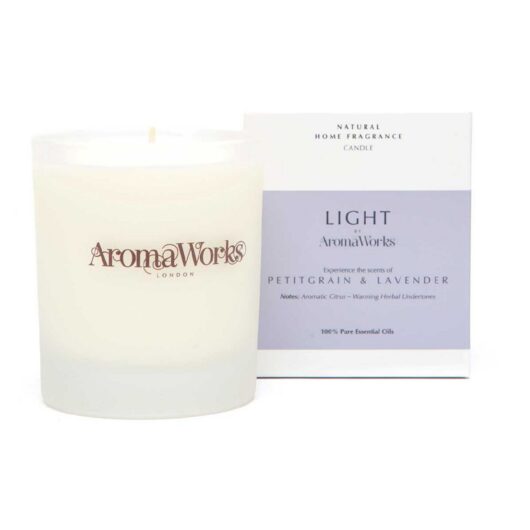 Aroma Works Aromaworks Petitgrain And Lavender Candle 30Cl