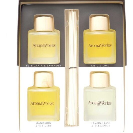 Aroma Works Aromaworks Reed Diffuser Gift Set 4 X 100ml