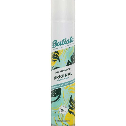 Batiste Dry Shampoo Original, Classic Fresh Fragrance Hair Shampoo, 350ml