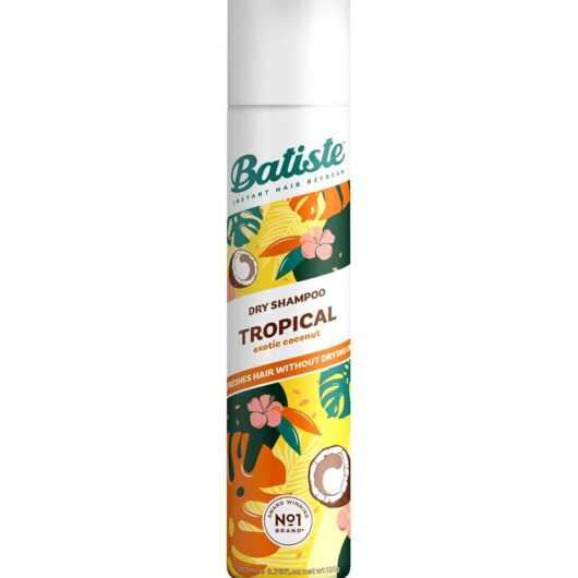 Batiste Dry Shampoo Tropical, Exotic Coconut Fragrance Hair Shampoo,200 ml, 200ml