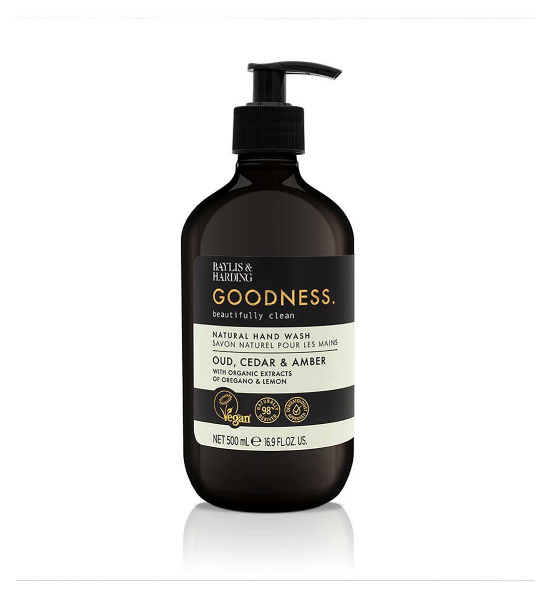 Baylis & Harding Goodness Oud Cedar & Amber Hand Wash 500ml