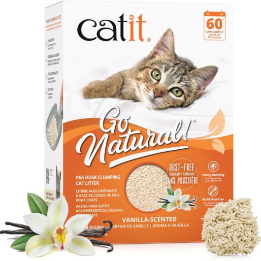 Catit Go Natural Pea Husk Litter Vanilla 5.6kg