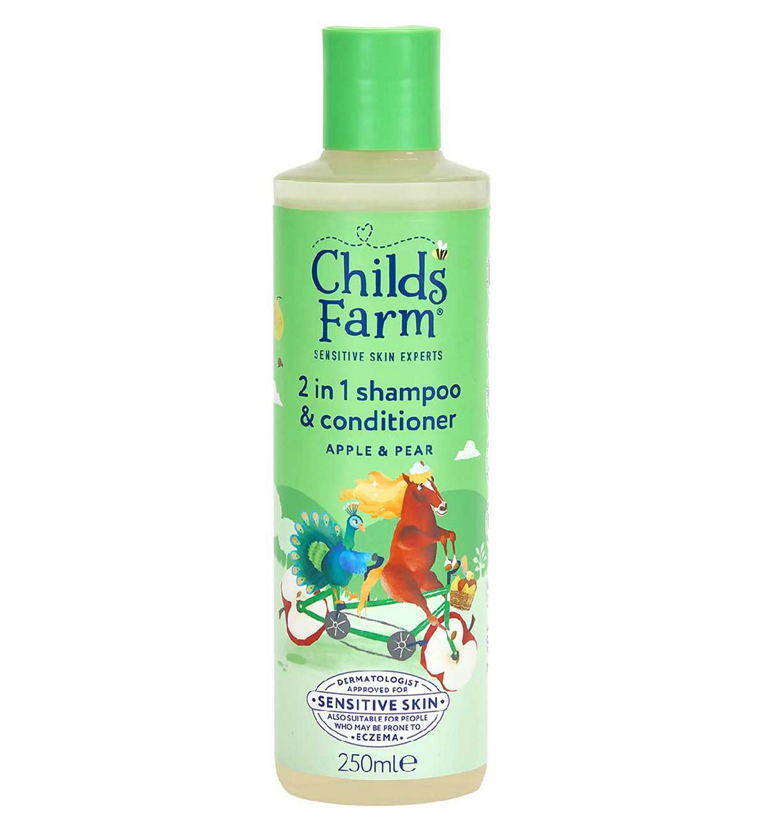 Childs Farm 2 In 1 Shampoo And Conditioner250 Ml Apple Pear Kids Tear Free Formula, 250ml