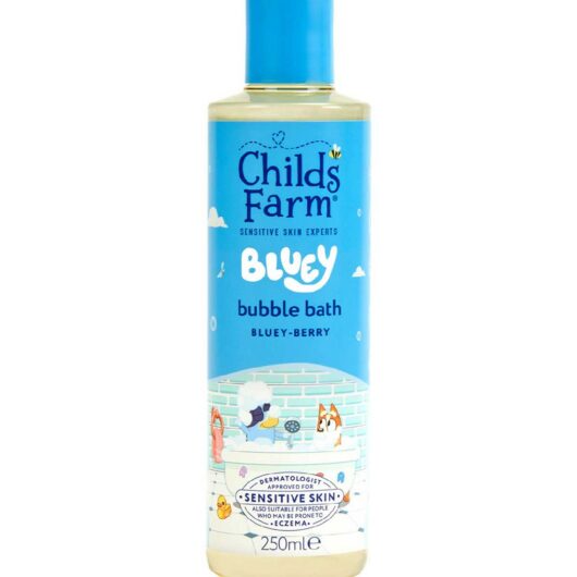 Childs Farm Bluey Bubble Bath250 Ml Gentle Formula For Kids Babies & Sensitive Skin, 250ml
