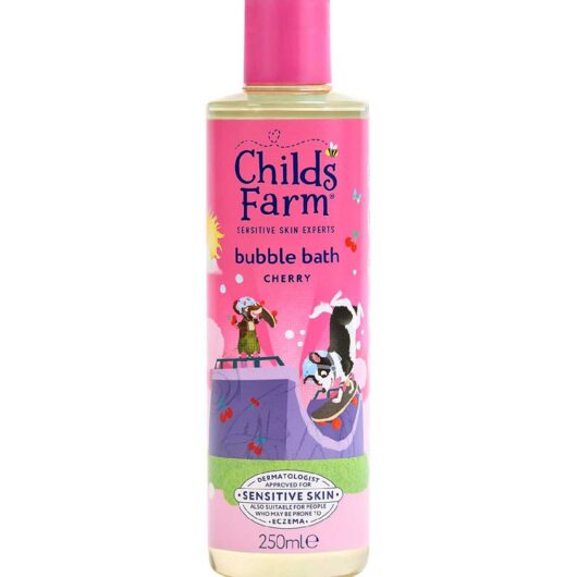 Childs Farm Cherry Bubble Bath250 Ml Gentle Formula For Kids, Babies & Sensitive Skin, 250ml