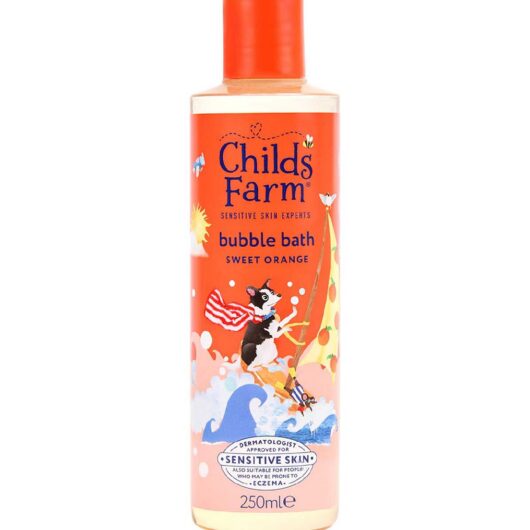 Childs Farm Sweet Orange Bubble Bath250 Ml Gentle Formula For Kids, Babies & Sensitive Skin, 250ml