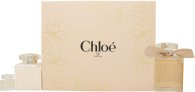 Chloé Gift Set 100ml EDP + 100ml Body Lotion + 5ml EDP