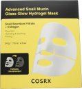 Cosrx Advanced Snail Mucin Glass Glow Hydrogel Face Mask 34g