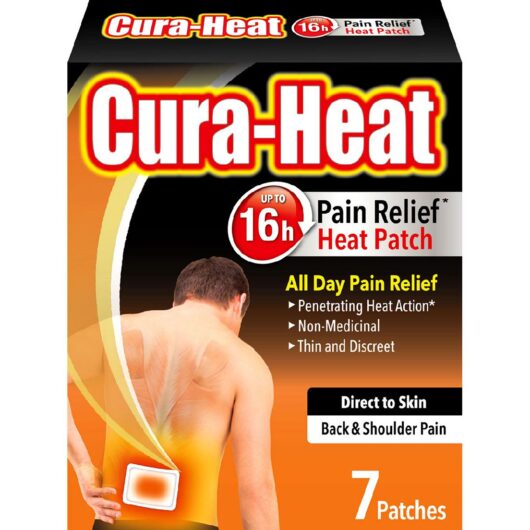 Cura-Heat Direct To Skin Back And Shoulder Pain Relief Patch (7 Patches)