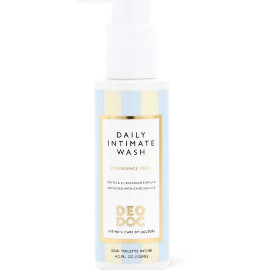 Deo Doc Daily Intimate Wash Non Stripping Body Cleanser Fragrance Free 125ml