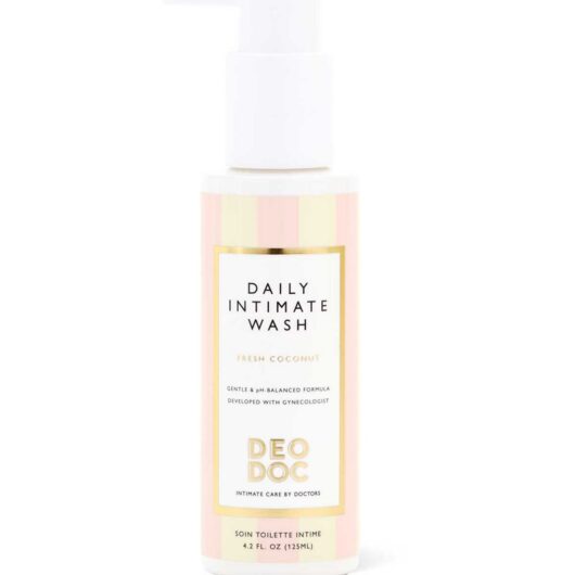 Deo Doc Daily Intimate Wash Non Stripping Body Cleanser Fresh Coconut 125ml