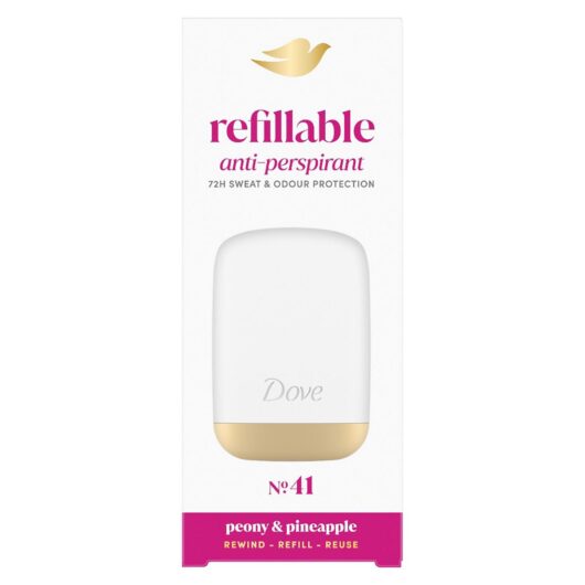Dove Peony & Pineapple Refillable Anti-Perspirant Starter Kit