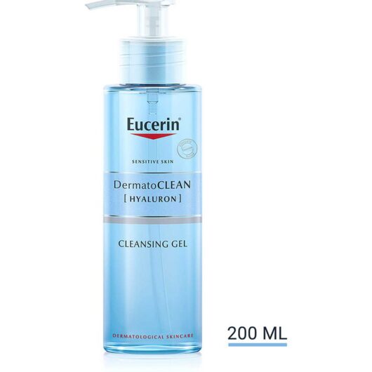 Eucerin Dermatoclean Face Cleansing Gel With Hyaluronic Acid,200 ml, 200ml