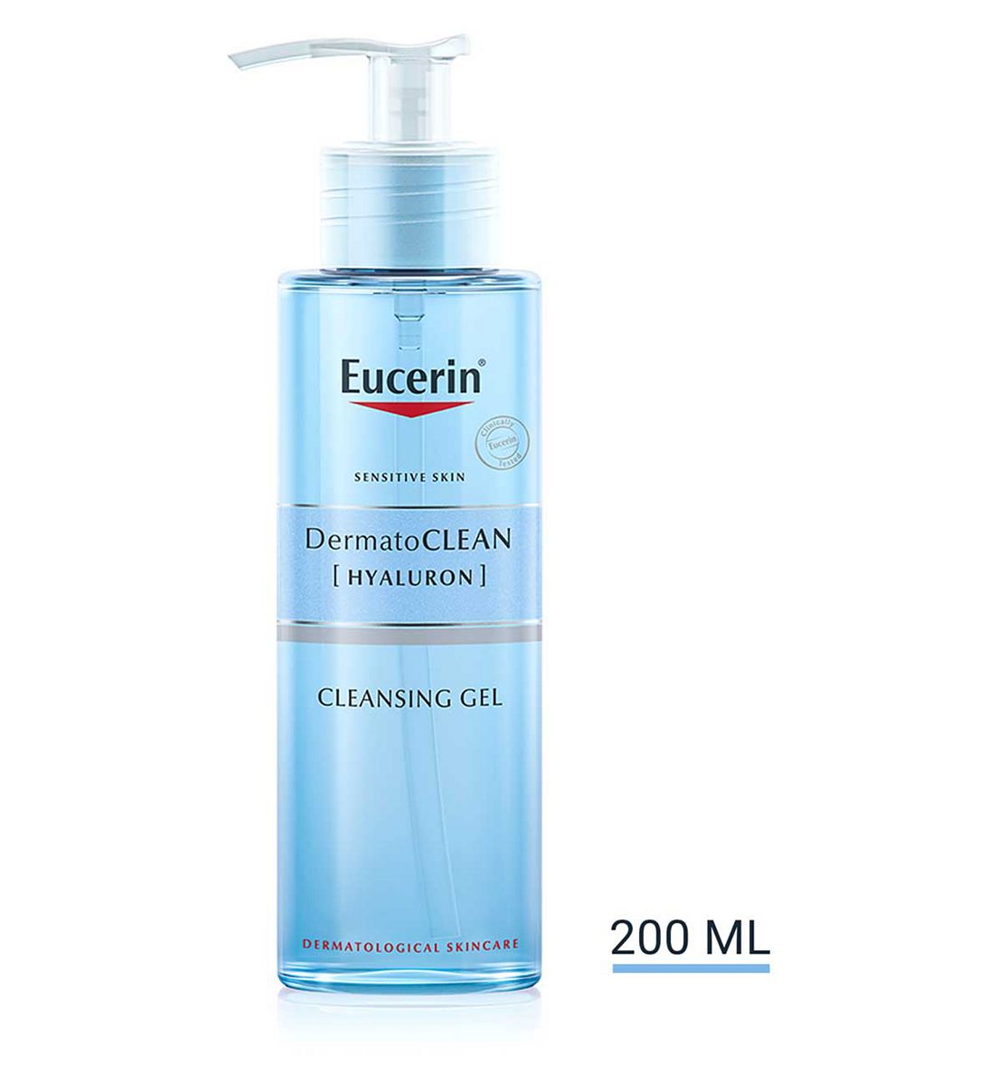 Eucerin Dermatoclean Face Cleansing Gel With Hyaluronic Acid,200 ml, 200ml