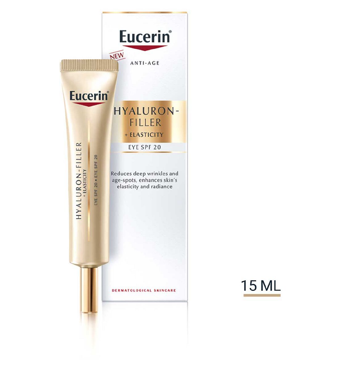 Eucerin Hyaluron-Filler + Elasticity Anti-Ageing Eye Cream Spf20 15ml