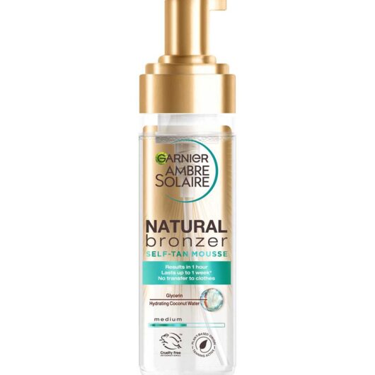 Garnier Ambre Solaire Natural Bronzer Self Tan Mousse200 ml, 200ml