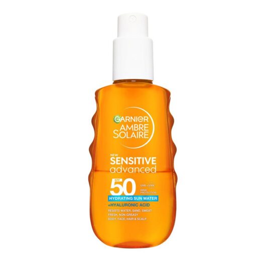 Garnier Ambre Solaire Sensitive Advanced Spf50 Hydrating Sun Protection Water 150ml