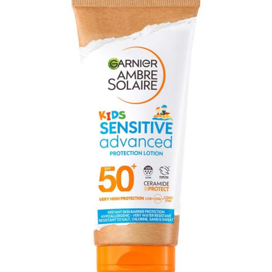 Garnier Ambre Solaire Spf 50+ Kids Sensitive Advanced Sun Cream 175ml