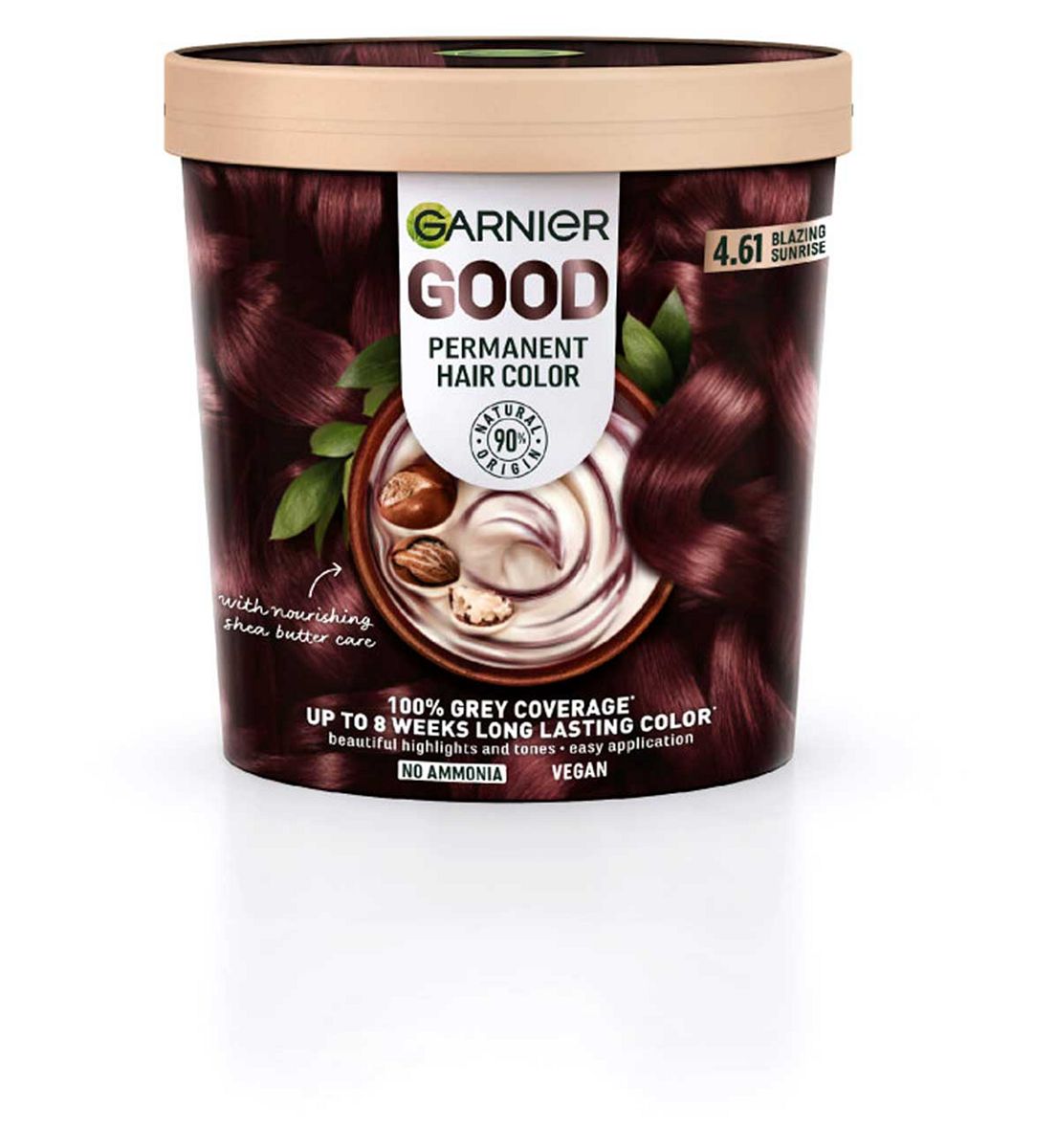 Garnier Good Permanent Hair Dye (Shade: 4.61 Blazing Sunrise) For Vibrant, Long-Lasting Colour, 217g