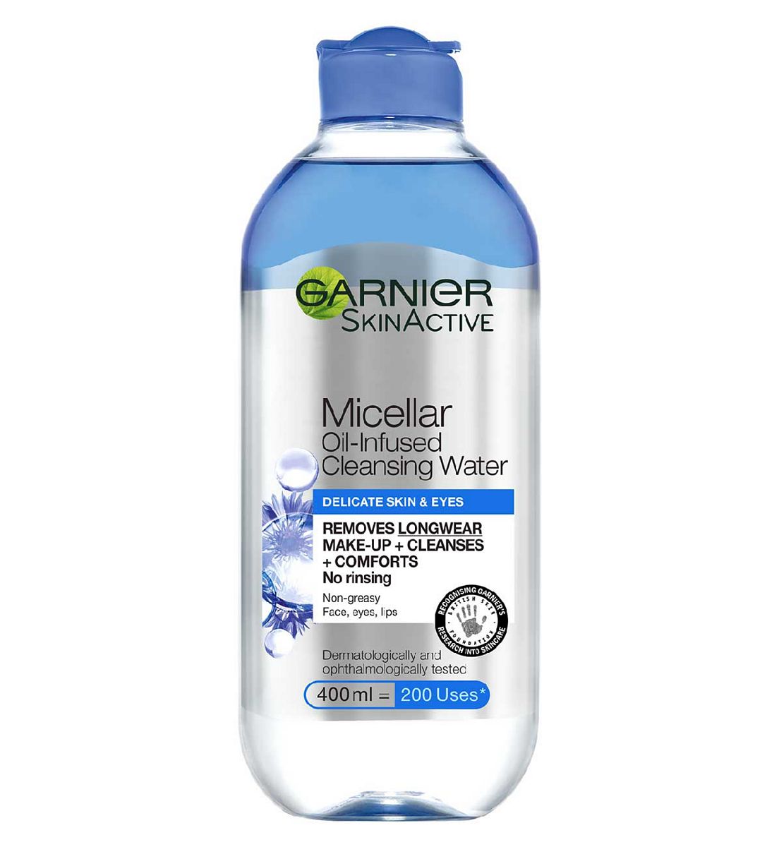 Garnier Micellar Water Facial Cleanser For Delicate Skin And Eyes, 400ml