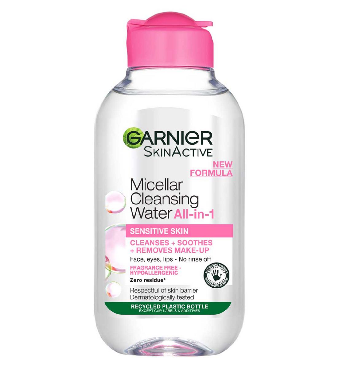 Garnier Micellar Water, Gentle Face Cleanser & Makeup Remover For Sensitive Skin, Travel Size, 100ml