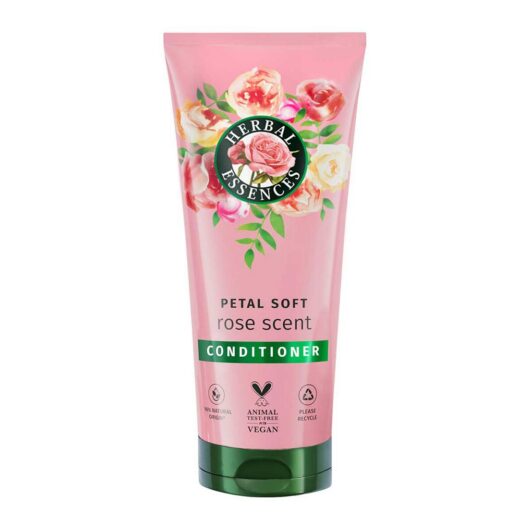 Herbal Essences Rose Scent Petal Soft Conditioner250 Ml To Nourish Dry Hair, Sulfate Free, 250ml