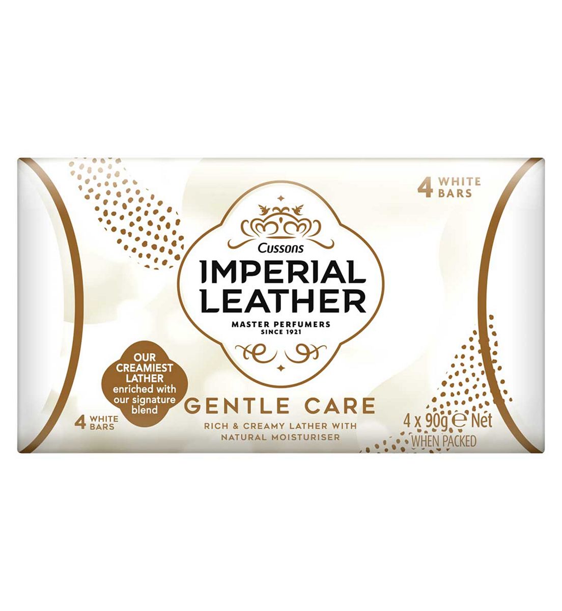 Imperial Leather Gentle Care Beauty Bar Soap 4 X 90g