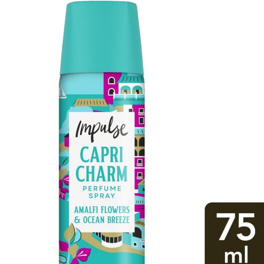 Impulse Capri Charm Body Spray Italian Edit Collection 75ml