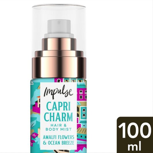 Impulse Capri Charm Hair & Body Mist Italian Edit Collection 100ml