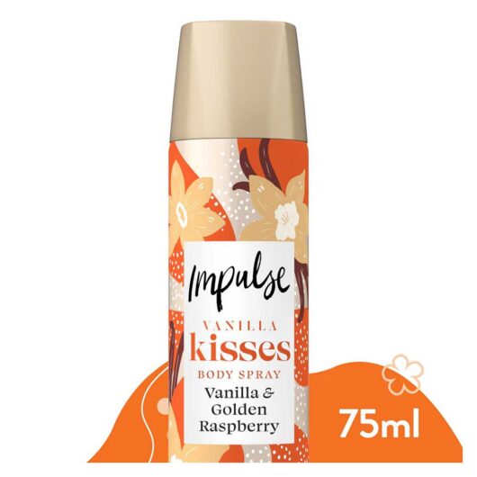 Impulse Vanilla Kisses Body Spray 75ml