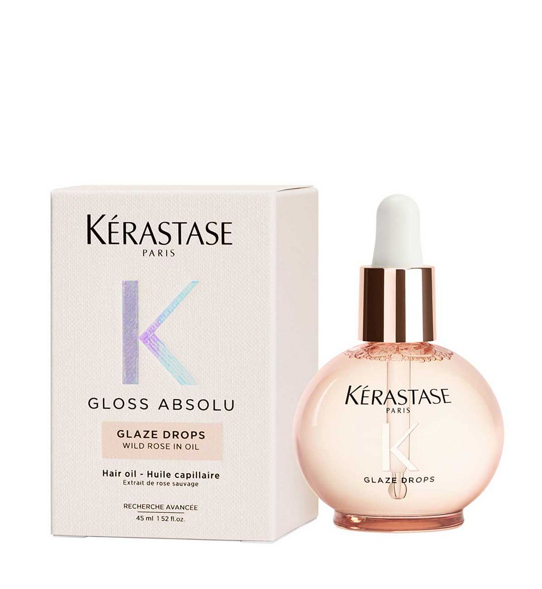 Kerastase Kérastase Gloss Absolu Glaze Drops Hair Oil With Wild Rose 45ml