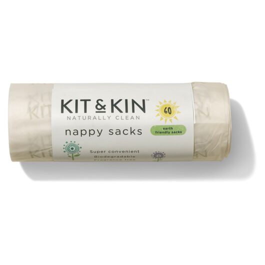 Kit & Kin 60 Fragrance-Free Nappy Sacks