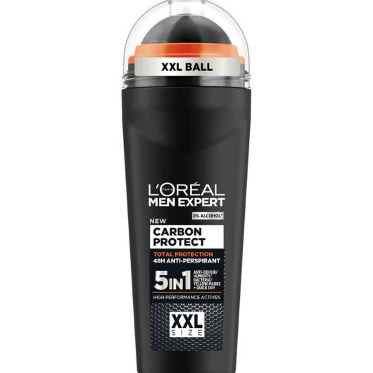 L'Oreal Men Expert L'oréal Men Expert Carbon Protect 48H Roll On Anti-Perspirant Deodorant Large Xxxl 100ml