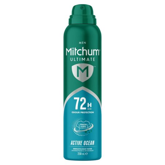 Mitchum Men Ultimate 72H Anti Perspirant Deodorant Active Ocean250 ml, 250ml