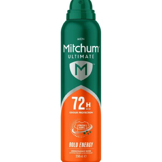 Mitchum Men Ultimate 72H Anti Perspirant Deodorant Bold Energy250 ml, 250ml