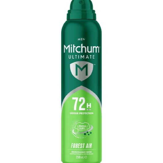 Mitchum Men Ultimate 72H Anti Perspirant Deodorant Forest Air250 ml, 250ml